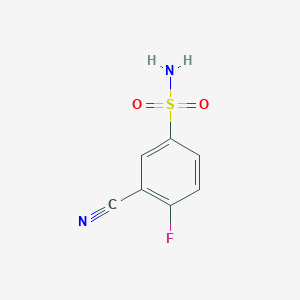 3-Cyano-4-fluorobenzenesulfonamide