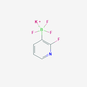 molecular formula C5H3BF4KN B1370563 Potassium trifluoro(2-fluoropyridin-3-yl)borate CAS No. 1111732-91-2