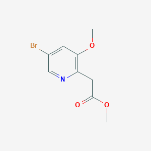 Methyl 2-(5-bromo-3-methoxypyridin-2-YL)acetate