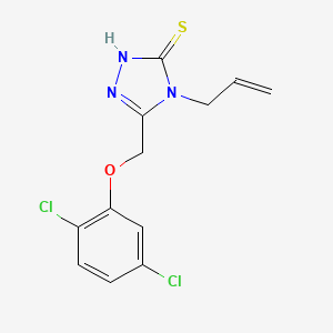 4-allyl-5-[(2,5-dichlorophenoxy)methyl]-4H-1,2,4-triazole-3-thiol