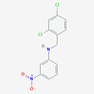 N-(2,4-dichlorobenzyl)-N-(3-nitrophenyl)amine