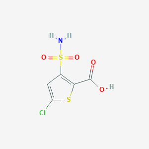 5-Chloro-3-sulfamoylthiophene-2-carboxylic acid