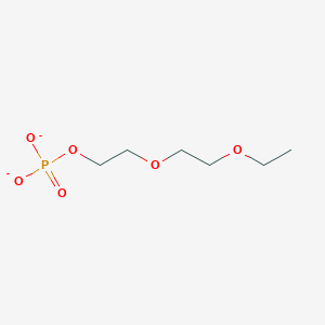 molecular formula C6H15O6P B13705846 2-(2-Ethoxyethoxy)ethyl dihydrogen phosphate CAS No. 68550-94-7