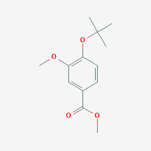 molecular formula C13H18O4 B13705867 Methyl 4-(tert-Butoxy)-3-methoxybenzoate 