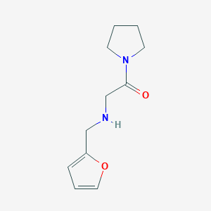 N-(2-furylmethyl)-N-(2-oxo-2-pyrrolidin-1-ylethyl)amine