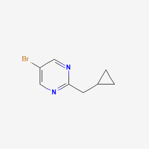 molecular formula C8H9BrN2 B13705926 5-Bromo-2-(cyclopropylmethyl)pyrimidine 