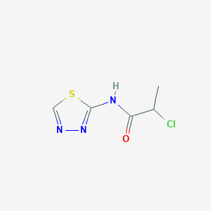 2-chloro-N-(1,3,4-thiadiazol-2-yl)propanamide