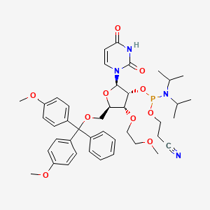 molecular formula C42H53N4O10P B13706130 3'-O-MOE-U-2'-phosphoramidite 