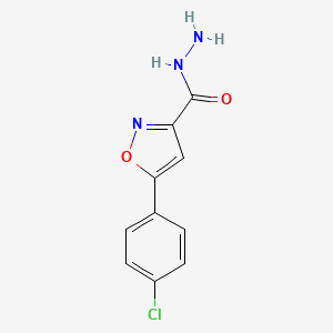 5-(4-Chlorophenyl)isoxazole-3-carbohydrazide