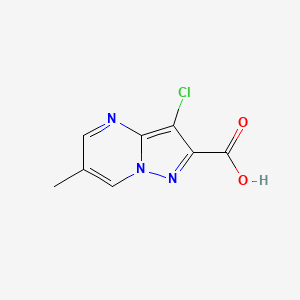 3-Chloro-6-methylpyrazolo[1,5-a]pyrimidine-2-carboxylic acid