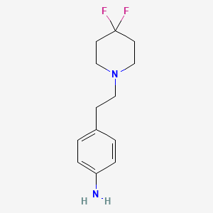 4-[2-(4,4-Difluoropiperidin-1-yl)-ethyl]-phenylamine