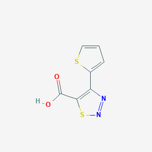 4-(Thiophen-2-yl)-1,2,3-thiadiazole-5-carboxylic acid