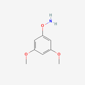 molecular formula C8H11NO3 B13706436 o-(3,5-Dimethoxyphenyl)hydroxylamine CAS No. 89232-57-5
