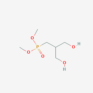 molecular formula C6H15O5P B13706537 Dimethyl [3-Hydroxy-2-(hydroxymethyl)propyl]phosphonate 