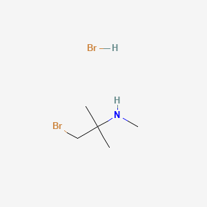 molecular formula C5H13Br2N B13706565 1-Bromo-N,2-dimethyl-2-propanamine Hydrobromide 