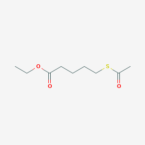 molecular formula C9H16O3S B13706685 Ethyl 5-(Acetylthio)pentanoate 