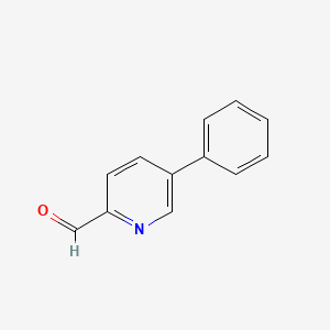 molecular formula C12H9NO B1370684 5-苯基吡啶-2-甲醛 CAS No. 780800-85-3