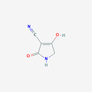 molecular formula C5H4N2O2 B13706842 4-Hydroxy-2-oxo-2,5-dihydro-1H-pyrrole-3-carbonitrile 