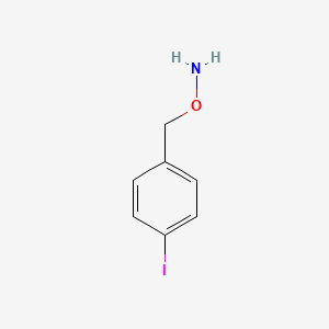 molecular formula C7H8INO B13706848 o-(4-Iodobenzyl)hydroxylamine 