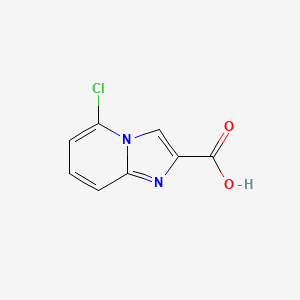 molecular formula C8H5ClN2O2 B1370687 5-Chloroimidazo[1,2-a]pyridine-2-carboxylic acid CAS No. 1000017-93-5