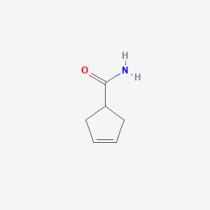 molecular formula C6H9NO B1370688 环戊-3-烯羧酰胺 CAS No. 50494-42-3