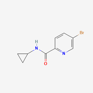 molecular formula C9H9BrN2O B1370696 5-Bromo-N-cyclopropylpicolinamide CAS No. 638219-77-9