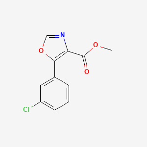 Methyl 5-(3-chlorophenyl)oxazole-4-carboxylate