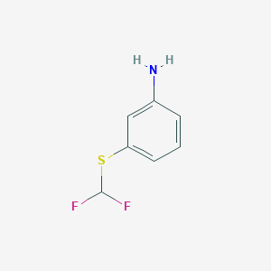 3-[(Difluoromethyl)sulfanyl]aniline