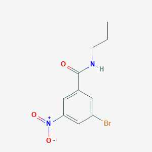 3-Bromo-5-nitro-N-propylbenzamide