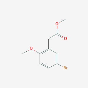 molecular formula C10H11BrO3 B1370727 2-(5-溴-2-甲氧基苯基)乙酸甲酯 CAS No. 294860-58-5
