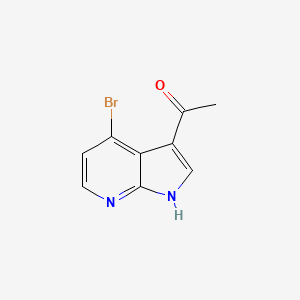 molecular formula C9H7BrN2O B13707279 3-Acetyl-4-bromo-7-azaindole CAS No. 1260386-51-3