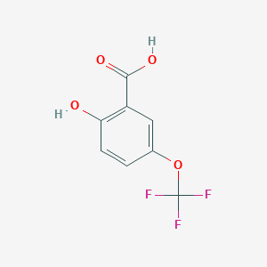 molecular formula C8H5F3O4 B137073 2-hydroxy-5-(trifluoromethoxy)benzoic Acid CAS No. 129644-57-1