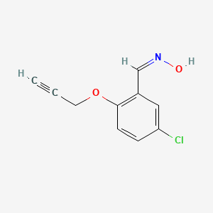 molecular formula C10H8ClNO2 B13707436 (NZ)-N-[(5-chloro-2-prop-2-ynoxyphenyl)methylidene]hydroxylamine 