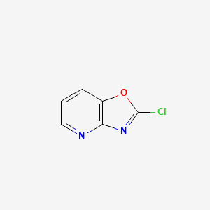 molecular formula C6H3ClN2O B1370745 2-Chlorooxazolo[4,5-b]pyridine CAS No. 325976-45-2