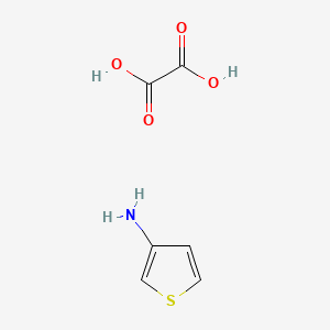 molecular formula C6H7NO4S B1370752 Thiophen-3-amine oxalate CAS No. 861965-63-1