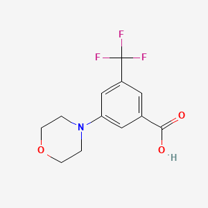 3-Morpholin-4-yl-5-trifluoromethyl-benzoic acid