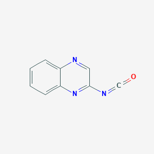 molecular formula C9H5N3O B137076 2-Isocyanatoquinoxaline CAS No. 150637-60-8