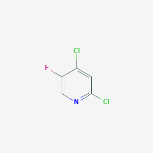 molecular formula C5H2Cl2FN B1370760 2,4-Dichloro-5-fluoropyridine CAS No. 189281-48-9