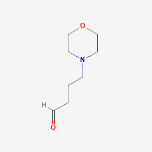 molecular formula C8H15NO2 B1370771 4-Morpholinobutanal 
