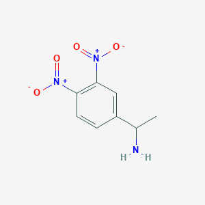 molecular formula C8H9N3O4 B13707713 1-(3,4-Dinitrophenyl)ethanamine 