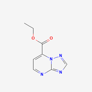 molecular formula C8H8N4O2 B1370772 Ethyl [1,2,4]triazolo[1,5-a]pyrimidine-7-carboxylate 