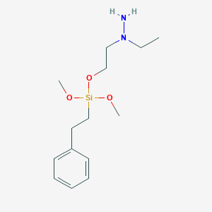 molecular formula C14H26N2O3Si B13707722 1,2-Ethanediamine,N1-[[4-[2-(trimethoxysilyl)ethyl]phenyl]methyl]- 