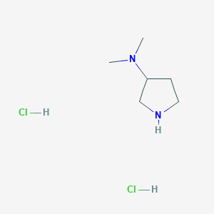 molecular formula C6H16Cl2N2 B1370776 N,N-dimethylpyrrolidin-3-amine dihydrochloride CAS No. 50534-42-4
