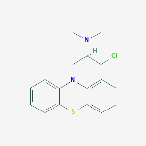 molecular formula C17H19ClN2S B1370779 1-chloro-N,N-dimethyl-3-phenothiazin-10-ylpropan-2-amine 