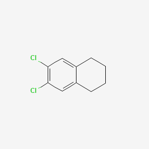 molecular formula C10H10Cl2 B13707801 6,7-Dichloro-1,2,3,4-tetrahydronaphthalene 