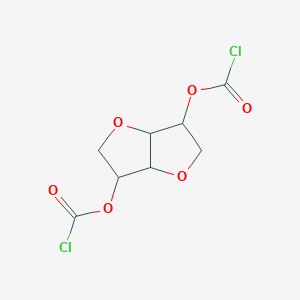molecular formula C8H8Cl2O6 B13707916 Hexahydrofuro[3,2-b]furan-3,6-diyl dicarbonochloridate 