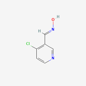 molecular formula C6H5ClN2O B1370792 (E)-4-Chloronicotinaldehyde oxime CAS No. 471909-43-0
