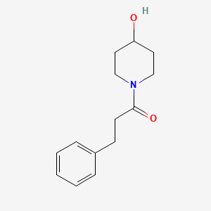 1-(4-Hydroxypiperidin-1-yl)-3-phenylpropan-1-one