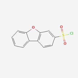 molecular formula C12H7ClO3S B1370798 Dibenzo[b,d]furan-3-sulfonyl chloride CAS No. 42138-14-7