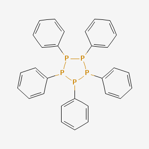 molecular formula C30H25P5 B13707988 Pentaphenylcyclopentaphosphane 